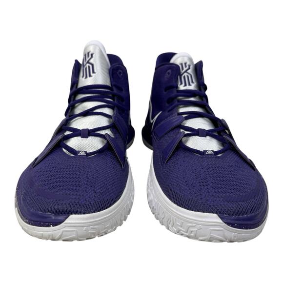 Size 17.5 New NIKE Kyrie 7 TB Promo Men’s Basketball Shoes Court Purple White - Picture 4 of 9